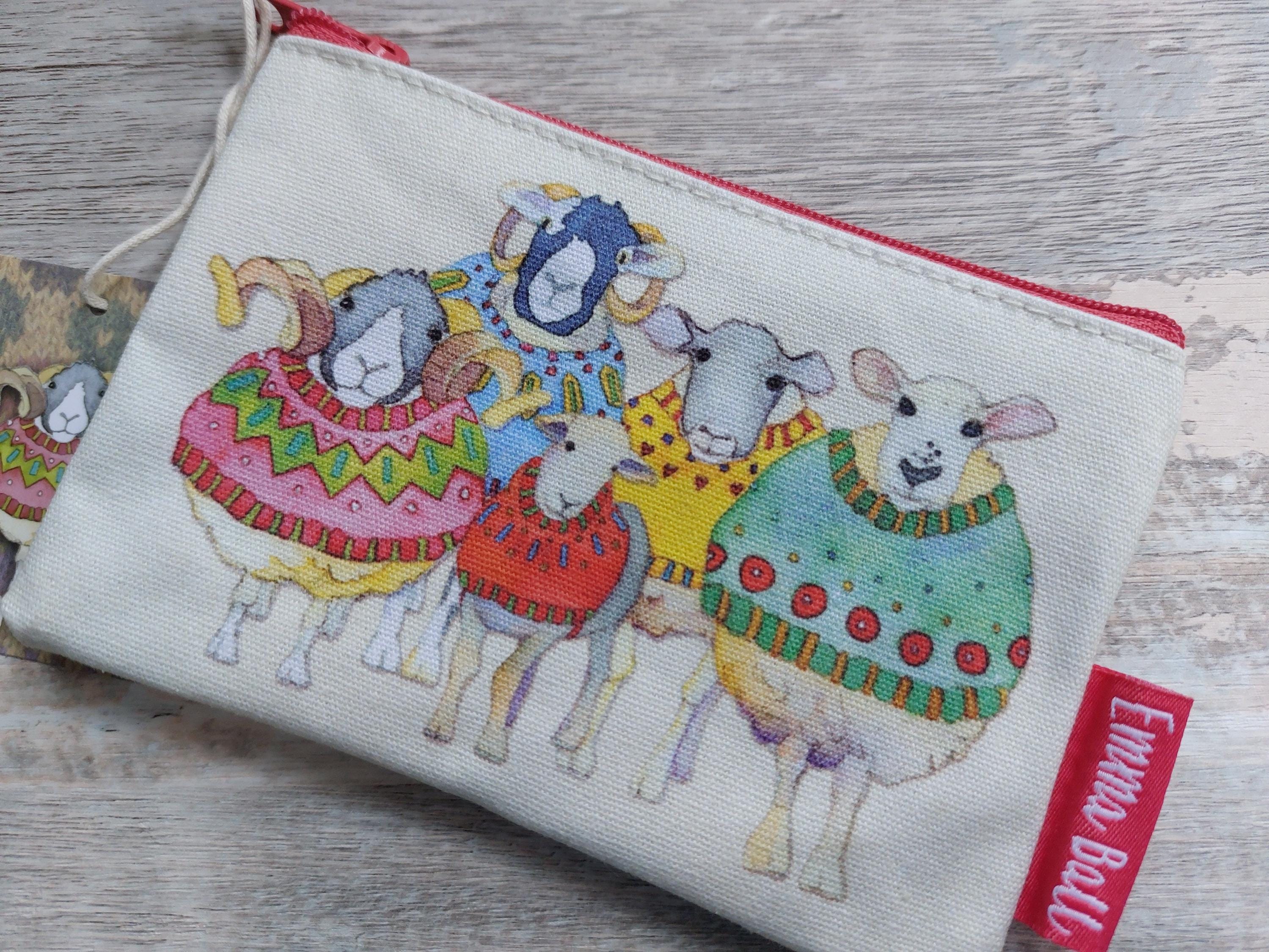 Sheep in Sweaters Small Notions Purse by Emma Ball
