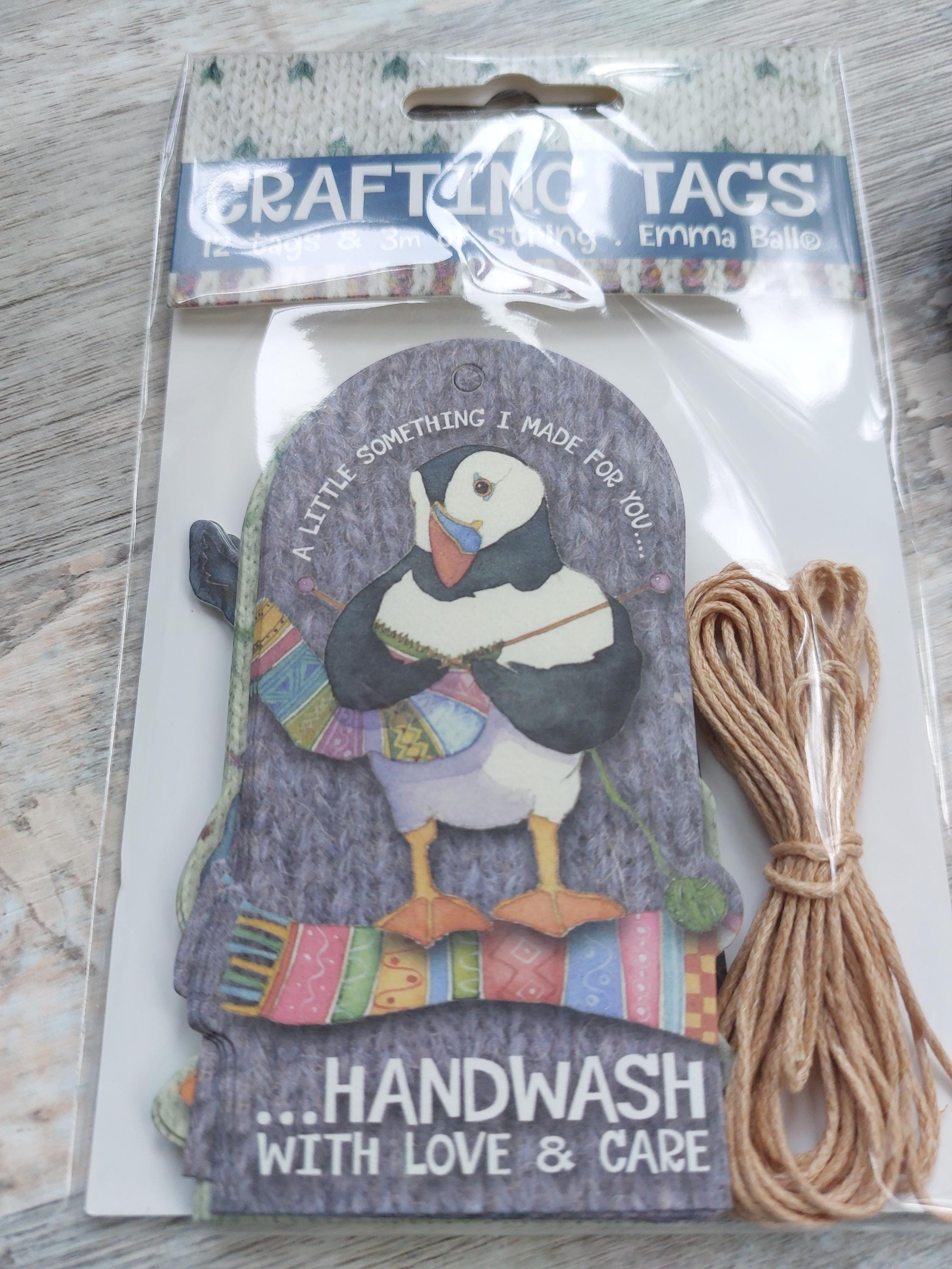 Woolly Puffins Crafting Tags by Emma Ball