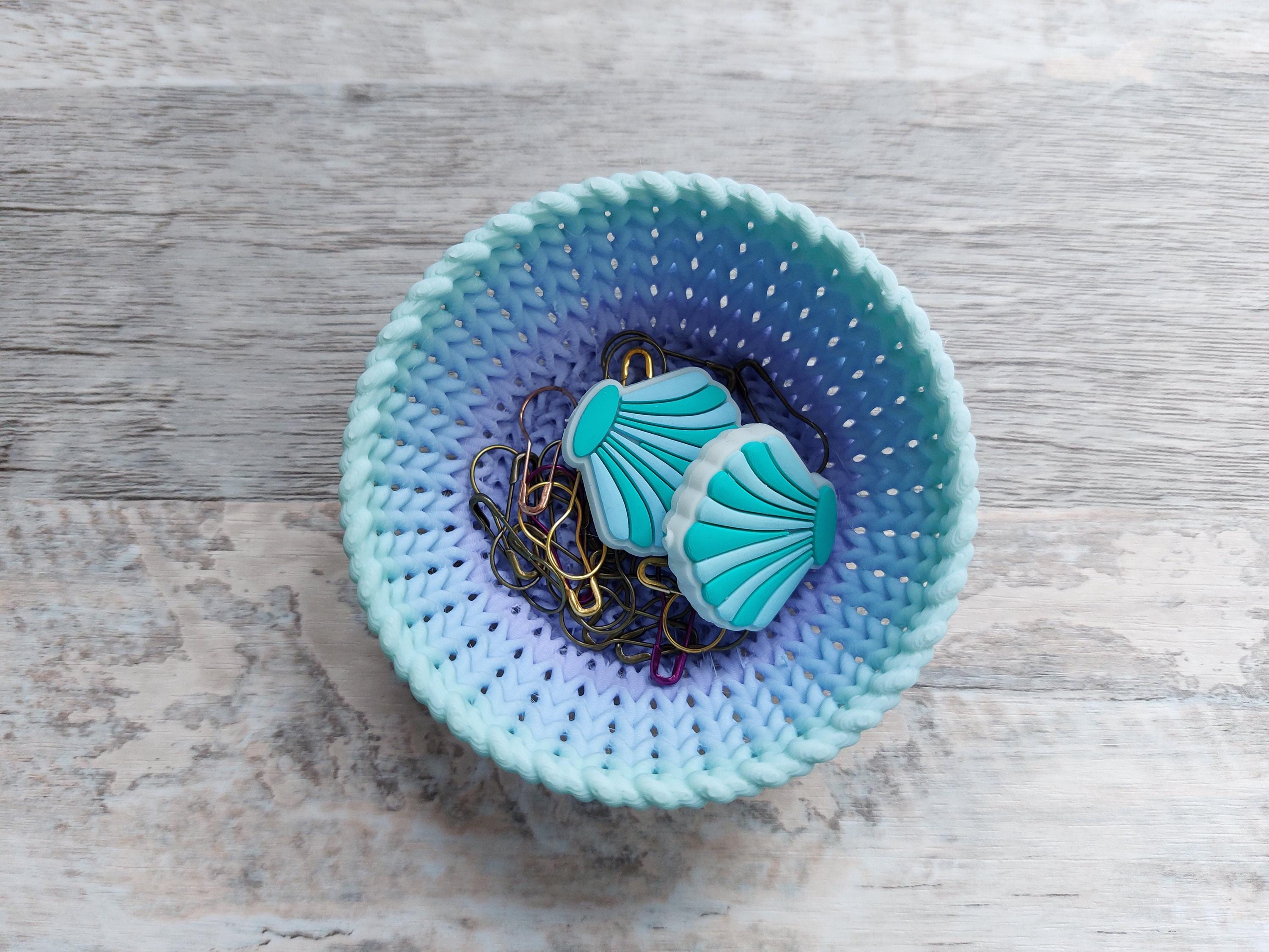 Mini Yarn Bowl – Bluebell Breeze Baby Blue, Mint & Cream