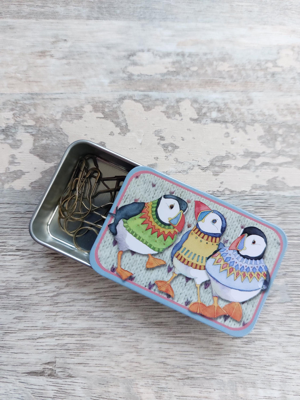 Puffin Pocket Mini Tin by Emma Ball