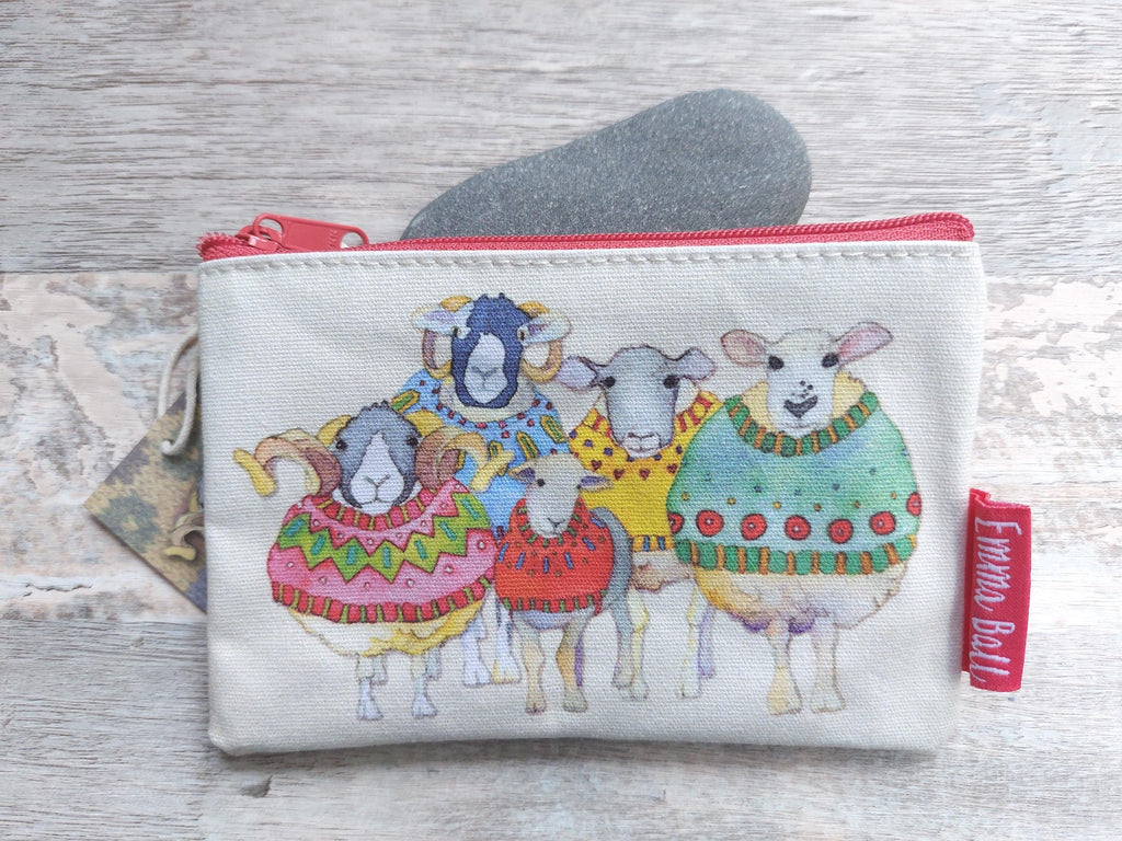 Sheep in Sweaters Small Notions Purse by Emma Ball