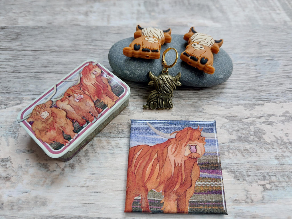 Highland Cow Notions Gift Box