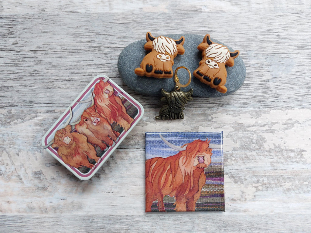 Highland Cow Notions Gift Box