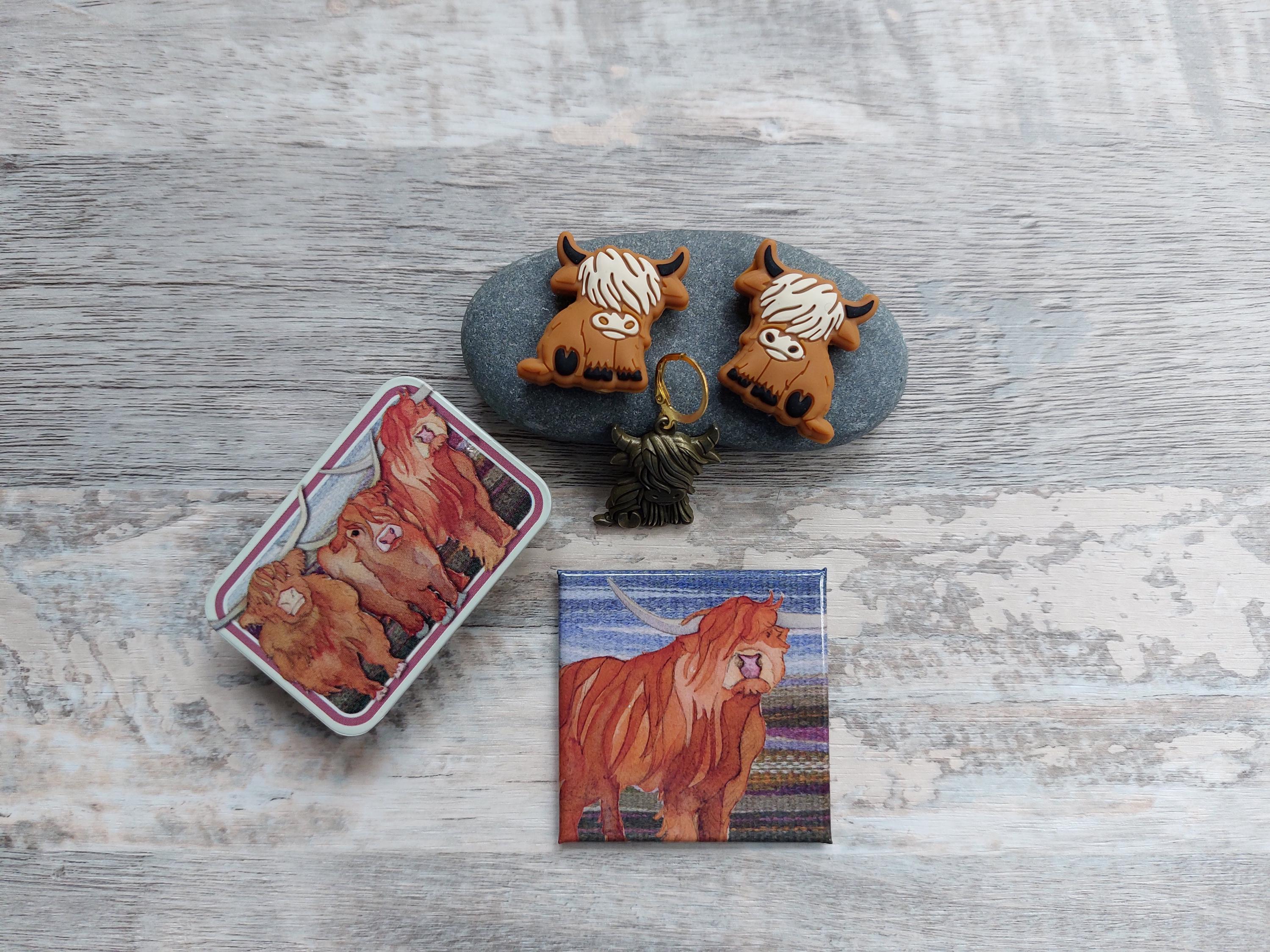Highland Cow Notions Gift Box