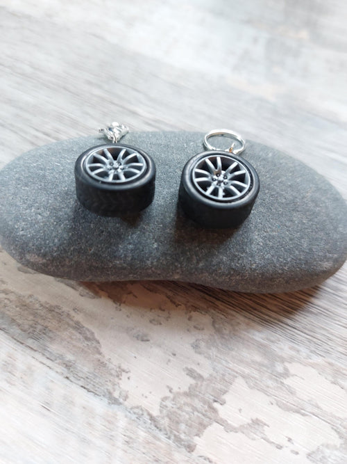 Car Wheel Motorsport Stitch Marker for Knitting and Crochet | Bright & Cheerful | Yarn Lover Gift