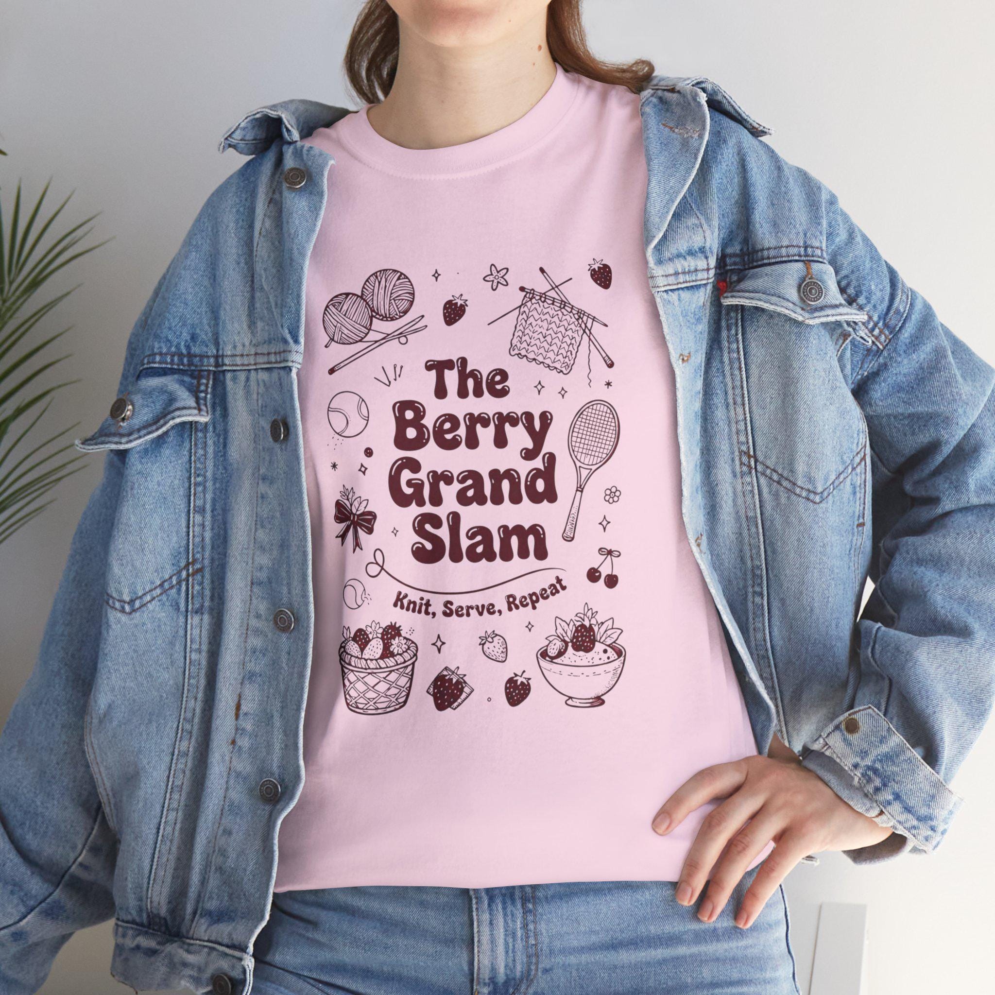 Pre Order Berry Grand Slam July 2026 Matching T-Shirt Companion to the Stitch Marker Club Box Limited Edition